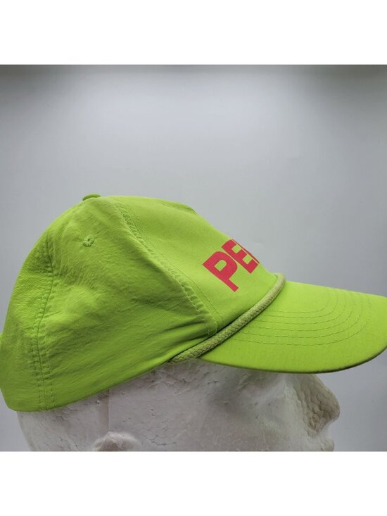 Forever 21 x Pepsi Neon Green Unisex One Size Snapback Hat Bold Logo Bright Camp main image 5